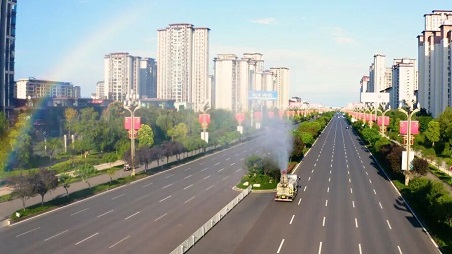 智慧城市管家 俏丽中国人居丨金沙检测线路js69环境护航大美仁寿生态画卷